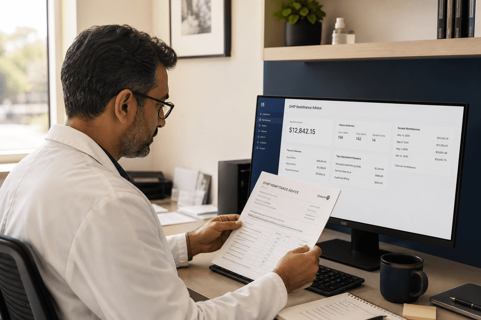 Learn how to read your OHIP remittance advice and what rejection codes actually mean, so you can protect revenue and act on every rejected claim.